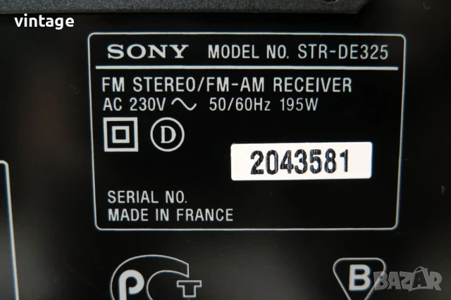Sony STR-DE325, снимка 8 - Ресийвъри, усилватели, смесителни пултове - 51348448