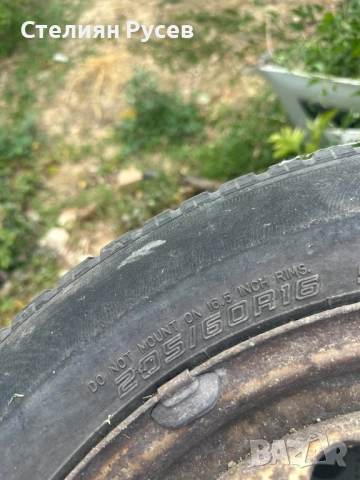 железни джанти r16 - 5 x 112 / 16 цола със гуми 205 60 16 за VW Sharan 2.8i 204кс VR6 2002г -цена 15, снимка 3 - Гуми и джанти - 51973656