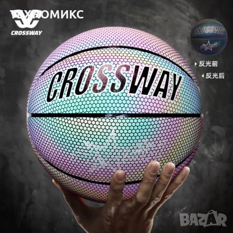 Баскетболна топка с холографна повърхност - размер 7 

, снимка 9 - Баскетбол - 42050084