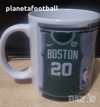 Уникална Баскетболна фен чаша с име и номер на Бостън Селтикс!Boston Celtics!, снимка 2 - Баскетбол - 30035126