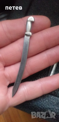 Сабя миниатюра. Меч миниатюра., снимка 16 - Антикварни и старинни предмети - 52342482