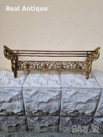 Страхотна антикварна метална стенна закачалка , снимка 5 - Антикварни и старинни предмети - 51155959