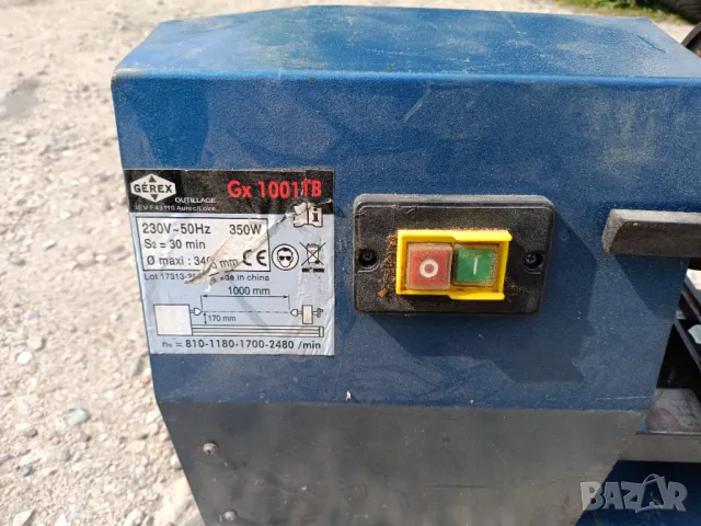 Дърводелски струг Gerex Gx 1001 TB, снимка 6 - Стругове - 50160966