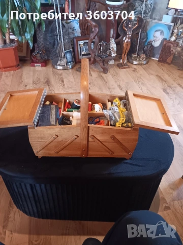 винтидж дървена кутия, снимка 4 - Антикварни и старинни предмети - 54309509