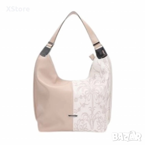 Елегантна дамска чанта с флорални мотиви, снимка 5 - Чанти - 52585368