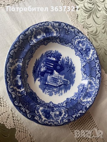 Над 100 годишни чиния и каничка /Синя магия за дълголетие, снимка 3 - Антикварни и старинни предмети - 44287339