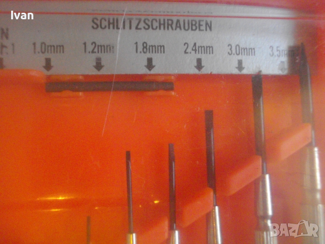Нов Немски Комплект Ръчни Специализирани Микро/Мини Отвертки 21 бр. за Микроелектроника, снимка 7 - Отвертки - 44650654