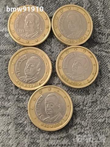 Колекционерски монети Испания 1 евро