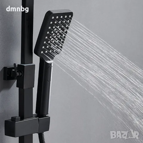 Душ система със смесител в черно 806-C, снимка 2 - Душове - 56361235