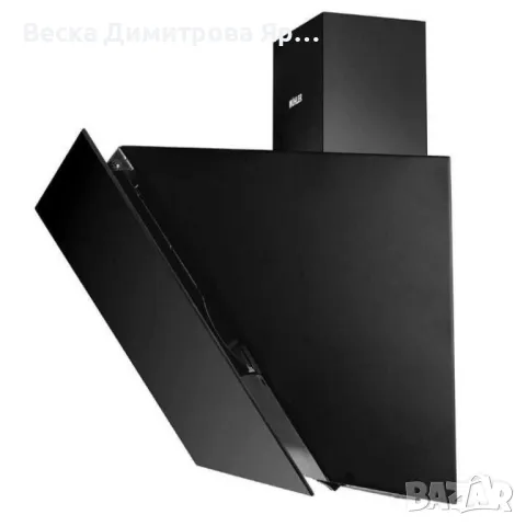 Абсорбатор, 142W, декоративен, стъкло, черен, снимка 6 - Абсорбатори - 48950469