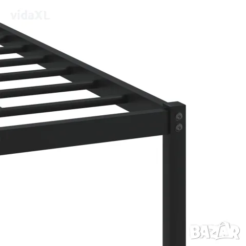 vidaXL Метална рамка за легло, без матрак, сонома дъб, 160x200 см, снимка 8 - Спални и легла - 56147434