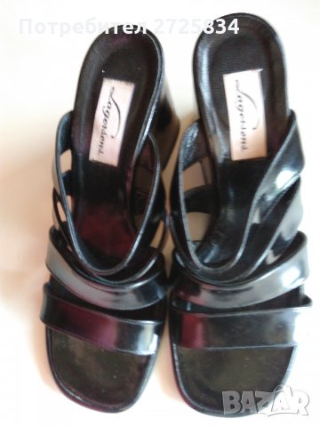 Елегантни кожени чехли LAGERSONS, Швеция, размер 37