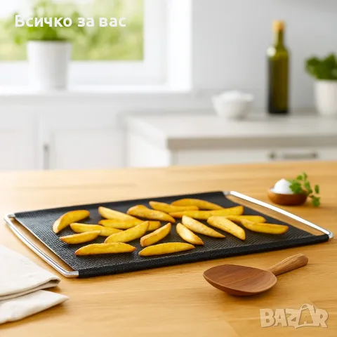 Постелка за фурна регулируема NoStik, 31x41см, до 49см., снимка 6 - Други стоки за дома - 50436118