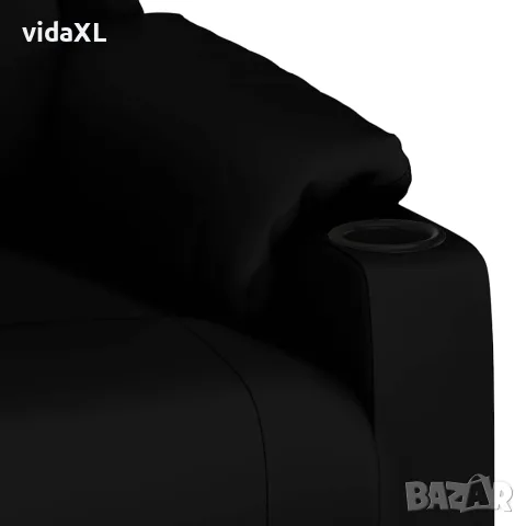 vidaXL Електрически масажен стол, черен, изкуствена кожа, снимка 9 - Масажори - 56146602