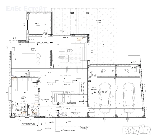 ПРОДАВА СЕ! Новострояща се луксозна къща близо до Пловдив, снимка 7 - Къщи - 51133034
