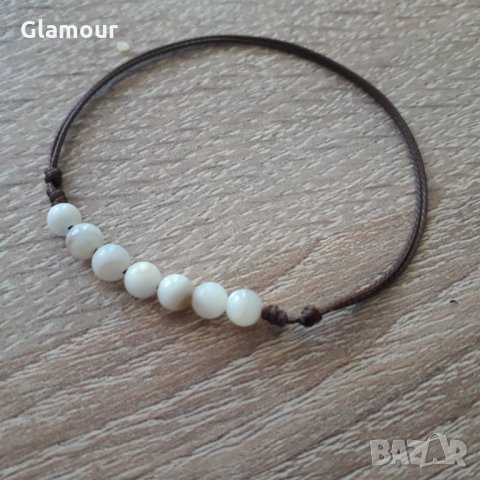 Гривна с естествени камъни , снимка 3 - Гривни - 34166204