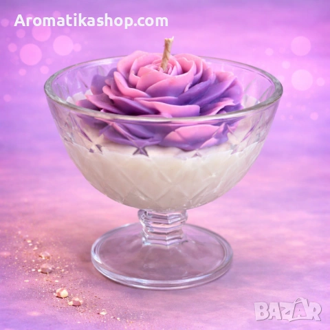 Velvet Bloom – бутикова соева свещ с парфюмен аромат