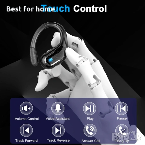 Безжични слушалки, 75 часа Bluetooth, снимка 6 - Bluetooth слушалки - 53902240