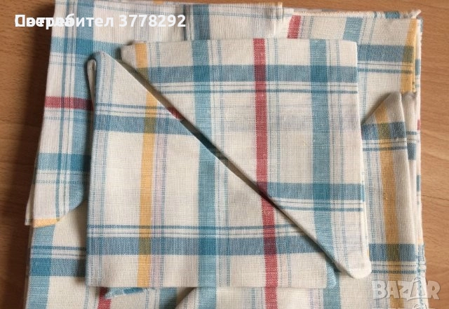 Готови покривки, ушити от Естествен лен, от плътни и качествени платове около 25лв за л.метър