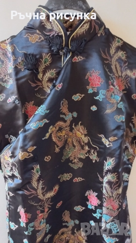 Китайска рокля размер С , снимка 2 - Рокли - 51554428