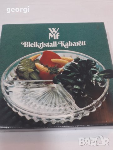 Немски кристален ордьовър  WMF    11/3, снимка 7 - Прибори за хранене, готвене и сервиране - 33933476