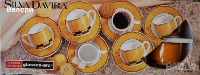 Сервиз за кафе - ”Silva Dariva” - 6 броя чашки с чинийки