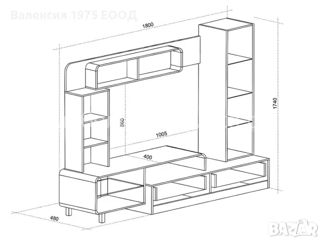 Холна секция Каризма, снимка 2 - Секции и витрини - 46382253