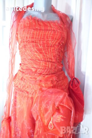 рокля за спортни танци- стандарт, снимка 10 - Детски рокли и поли - 35229011