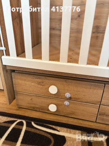 Детско дървено легло, снимка 5 - Бебешки легла и матраци - 52017317
