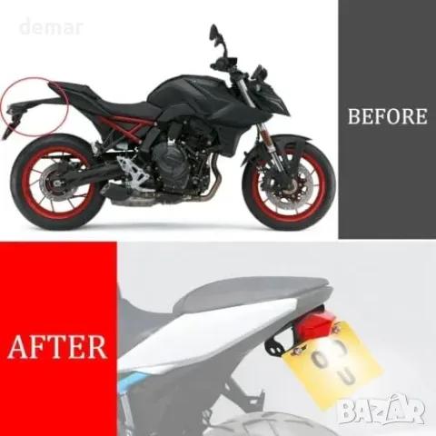 Plug&Play поставка за заден номер + LED стоп за Suzuki GSX8R/GSX8S, снимка 4 - Части - 55827417