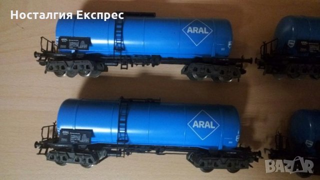 Fleischmann ARAL tank wagen Piko compatible / Флайшманн АРАЛ цистерни вагони съвместими с Пико , снимка 2 - Колекции - 27994840