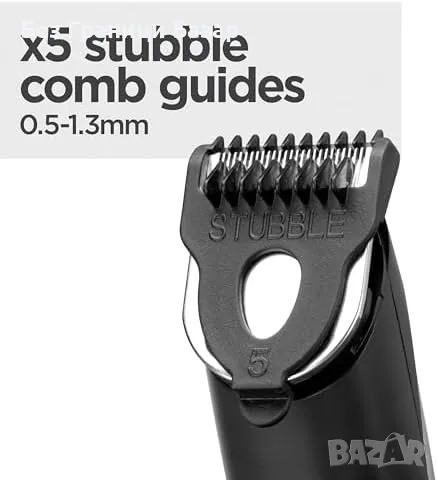 Нов BaByliss Комплект за Мъже, Тример за Брада и Нос, Водоустойчив, снимка 3 - Машинки за подстригване - 47826154