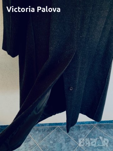 Прекрасно черно палто,80% вълна, снимка 6 - Палта, манта - 38455226