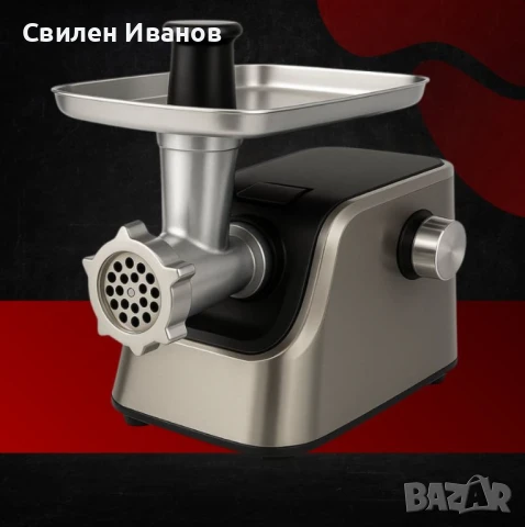 Месомелачка с приставка за домати и функция за вакуумиране Muhler, снимка 1