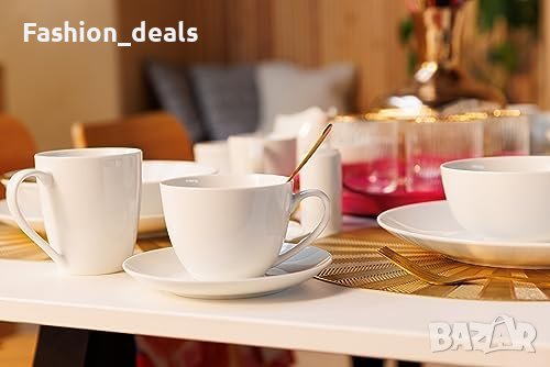 Нов компелкт MIKASA Елегантни Порцеланови Чаши 4 броя 380мл , снимка 3 - Други стоки за дома - 42824318