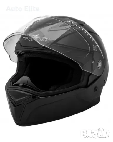 Шлем за мотор A-PRO BADGE BLACK  22215, снимка 1