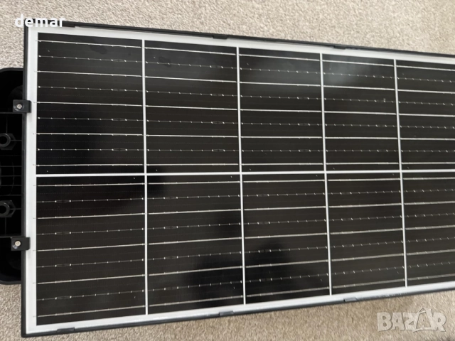 Соларна улична лампа Gefolly със сензор за движение, дистанционно, снимка 8 - Соларни лампи - 52064854