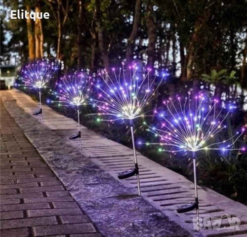 Соларно глухарче (коледна украса) - жълто, шарено - 2бр в опаковка, снимка 11 - Други - 52799939