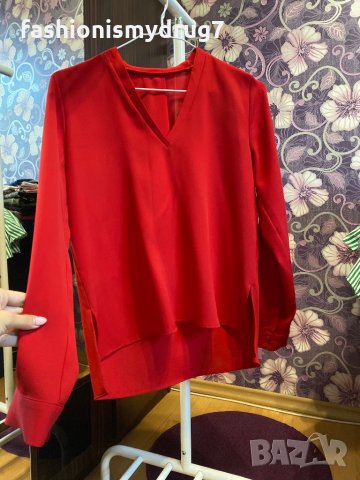 Zara червена блузка с дълъг ръкав нова в Ризи в гр. София - ID30117704 —  Bazar.bg