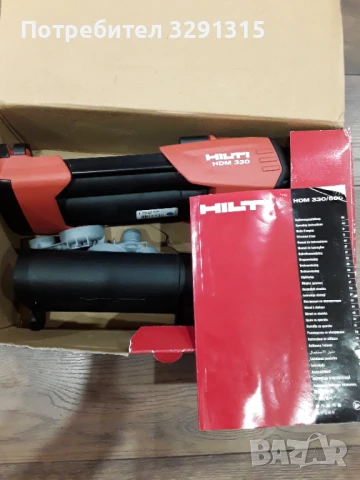 Hilti HDM 330 пистолет за двукомпонентно лепило