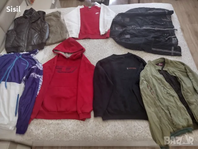 Голям лот зимни мъжки дрехи 