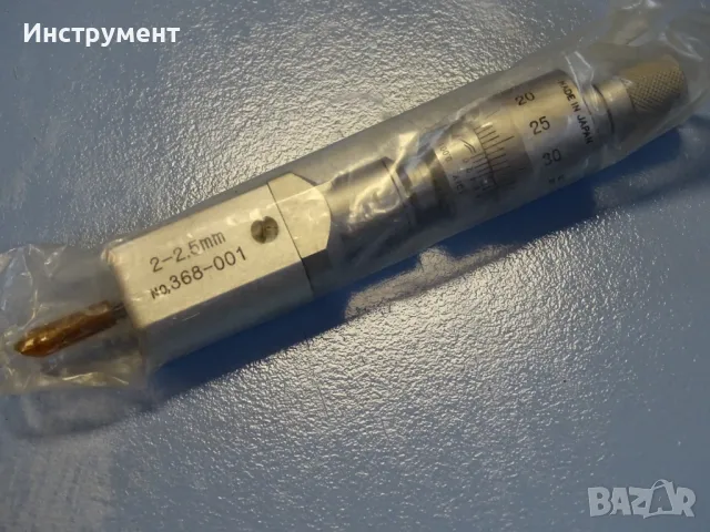 Микрометър 2-точков Mitutoyo 368-001(2-2.5mm) Mitutoyo 368-002(2.5-3mm) 2-point holtest, снимка 2 - Други инструменти - 49027390