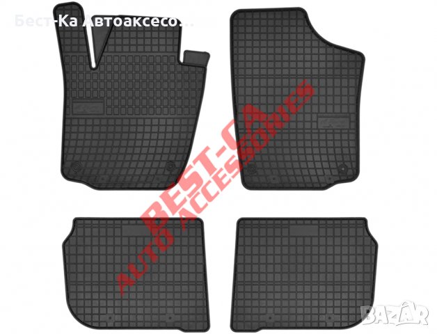Висококачествени гумени стелки FROGUM Seat Toledo Mk4 Skoda Rapid 2012 - 2019