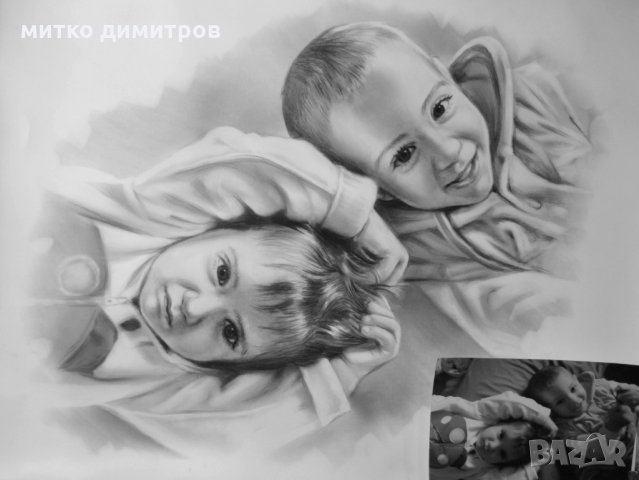 портрет от снимка, снимка 2 - Картини - 30396573