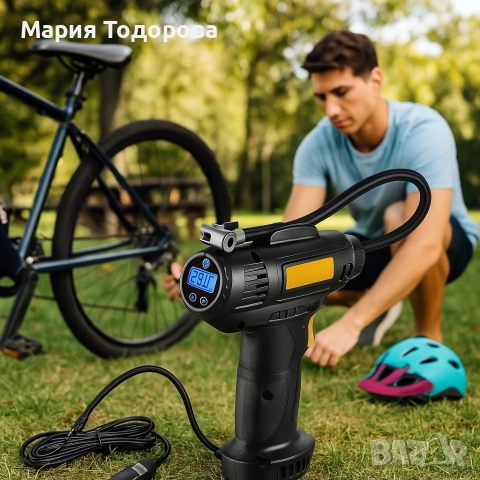 Безжичен дигитален компресор за автомобил