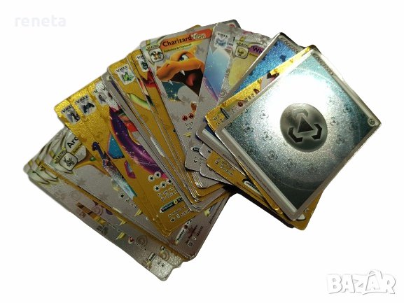 Карти Pokémon,  За игра, Метална кутия, Многоцветен, снимка 1 - Игри и пъзели - 40079777