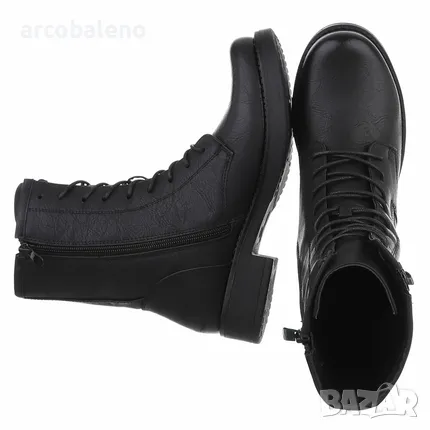 Дамски боти с връзки, 2цвята , снимка 7 - Дамски боти - 47880388