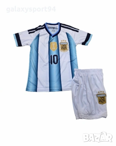 Messi 26/27 Мондиал Световно FIFA Детски Екип Меси Аржентина 10 WORLD cup, снимка 2 - Футбол - 54046307