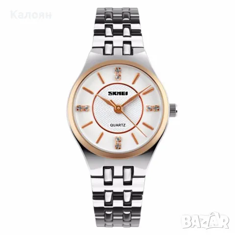 Дамски часовник Skmei 1133 с метална верижка, снимка 4 - Дамски - 49688583