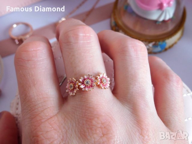 Пръстен Пандора 50ти размер нов, без кутия, снимка 2 - Пръстени - 35122441